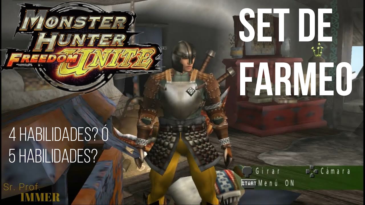 Armadura para Farmear Set - Monster Hunter Freedom Unite/MHFU