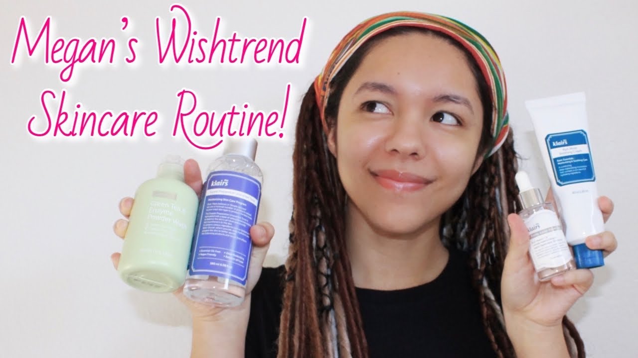 Trying Megan Moon's Sensitive Skin Skincare Routine from Wishtrend