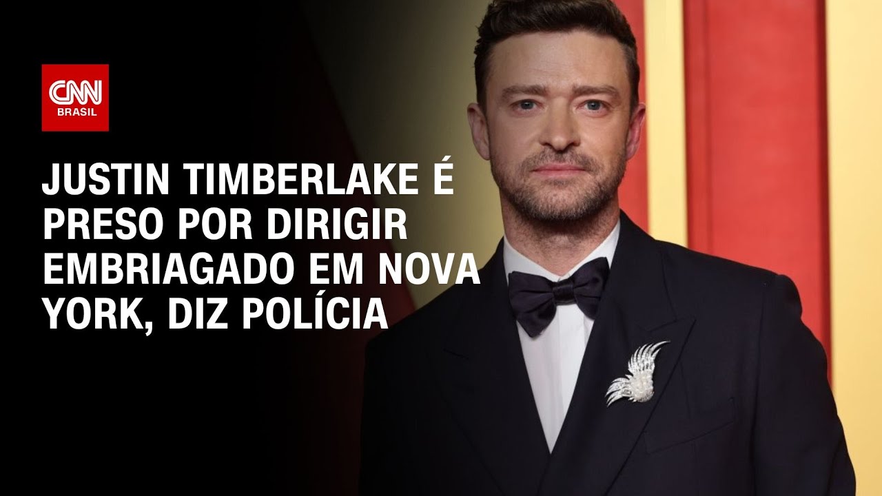 Justin Timberlake é preso por dirigir embriagado em Nova York, diz polícia | LIVE CNN