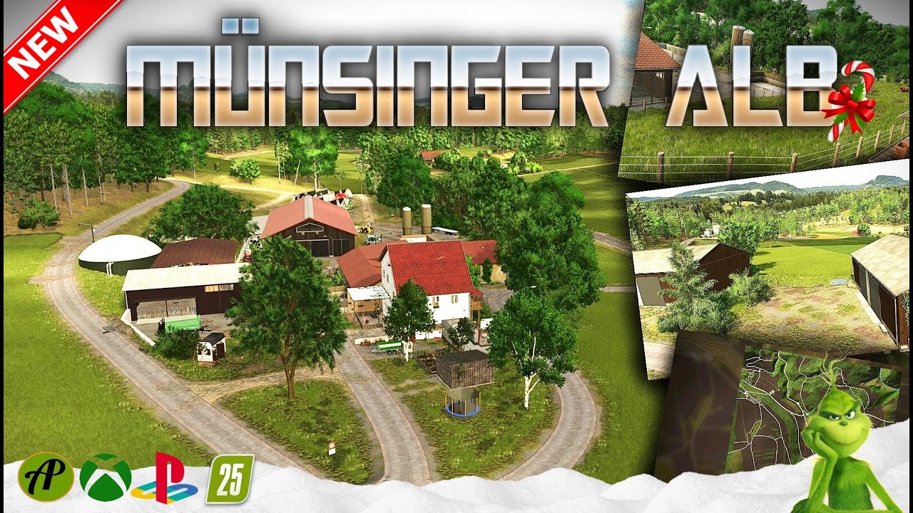 LS25🆕NEW MAP: M&Uuml;NSINGER ALB | FARMING SIMULATOR 25 | #ls25 #fs25