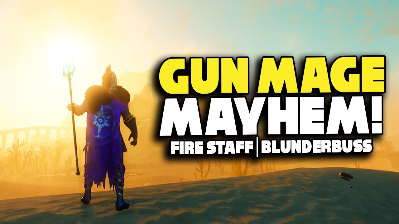 Gun Mage Mayhem: Dominating New World PvP! | Fire Staff / Blunderbuss Build and Full Guide