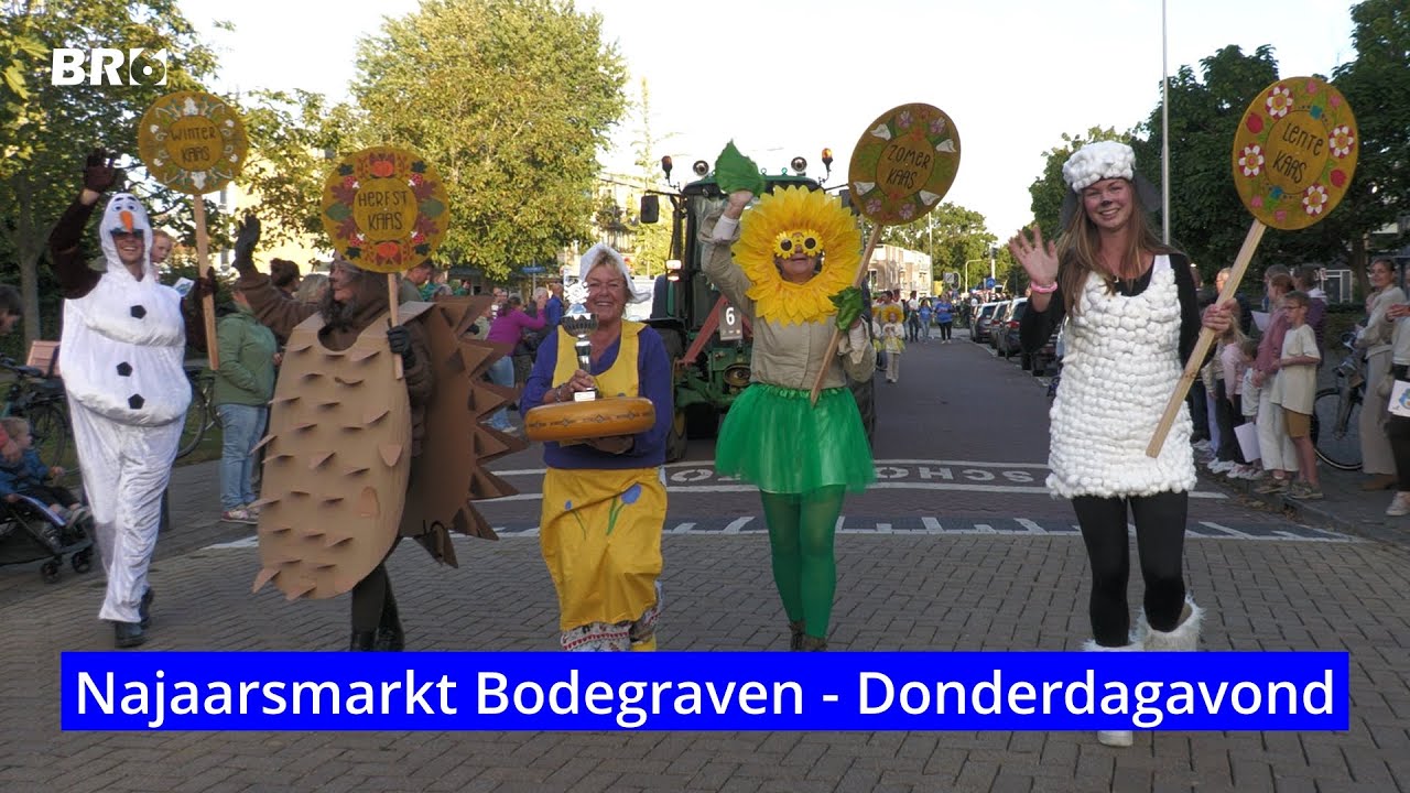 reportage van de donderdag van de Najaarsmarkt in Bodegraven.