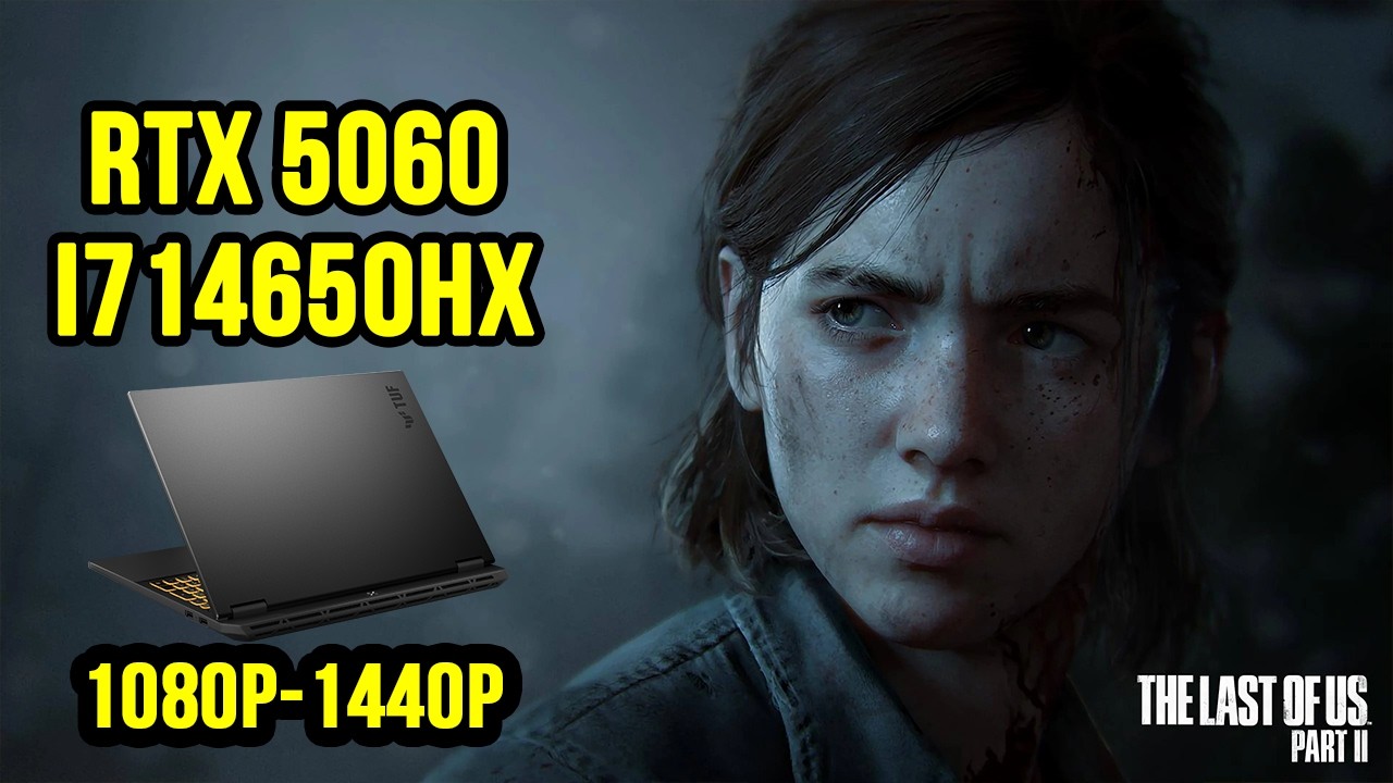 The Last of Us Part 2 Asus TUF F16 RTX 5060