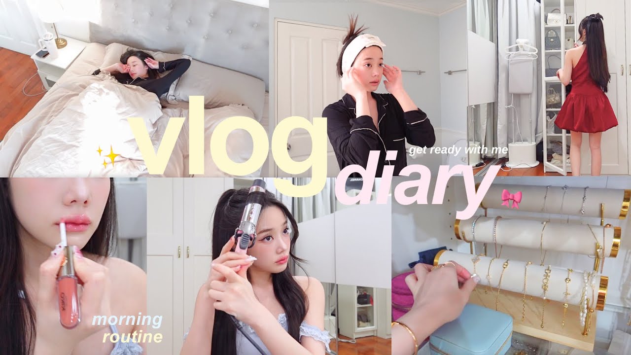 [SUB] 📝 Vlog Diary♡ | Everyday Routine & GRWM💄,ป้ายยาเมคอัพ & สอนม้วนผม✨, dinner date💋 | BEAMSAREEDA