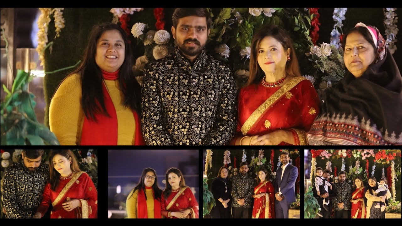 sister Bina Tariq wedding Anniversary celebration Tehmina bemar thi Azariah ny bohtt enjoy kiya