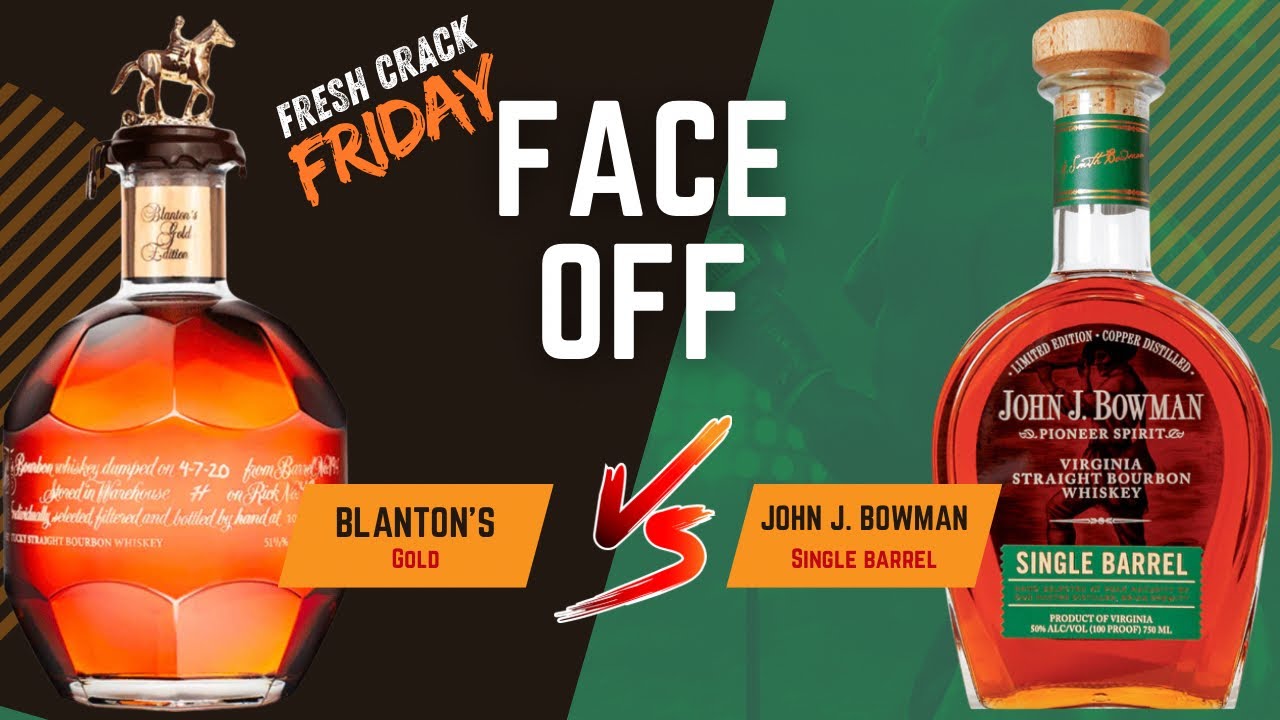 Blanton’s vs John J. Bowman: Single Barrel Bourbon Battle. Who do you think wins? 