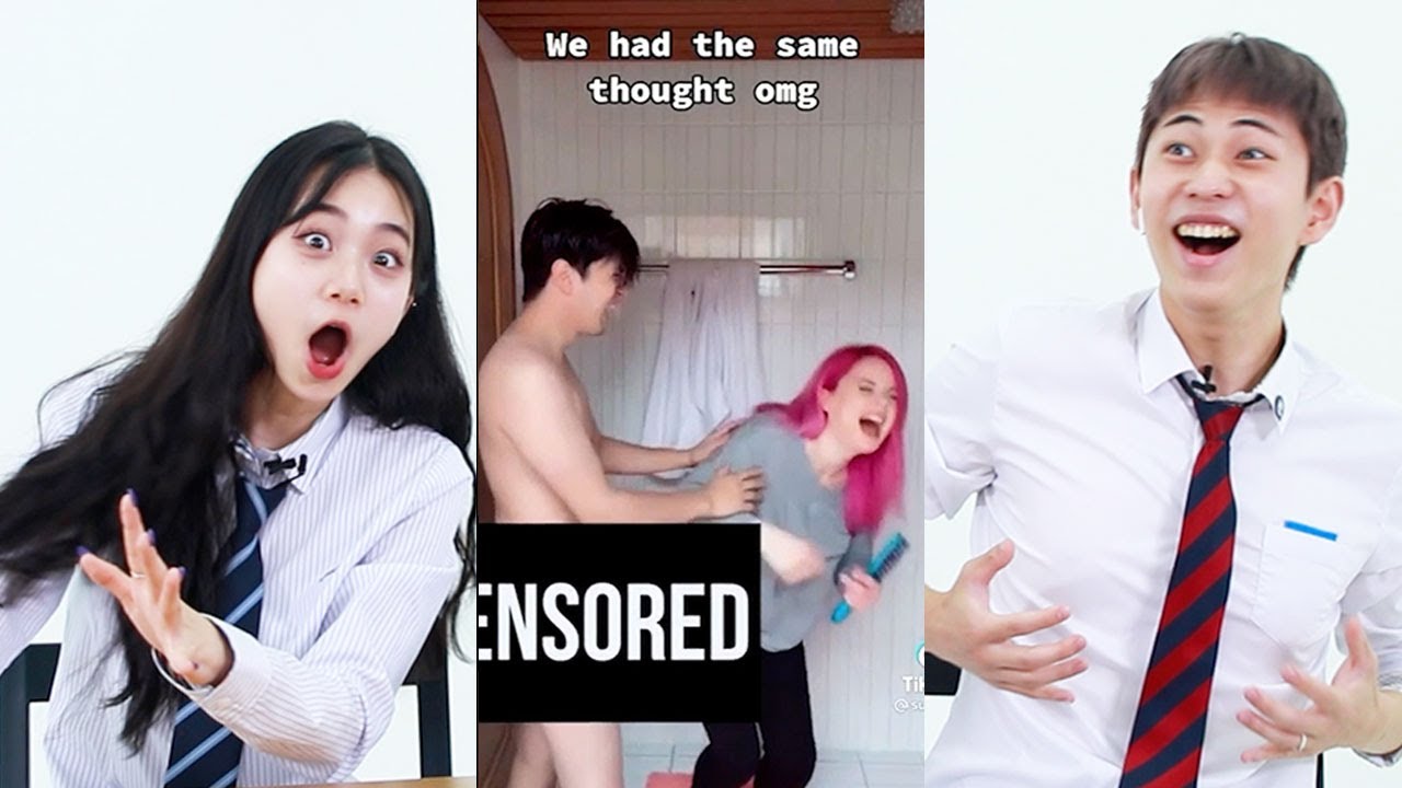 Что, если корейский подросток посмотрит видео TikTok «Towel Prank»?