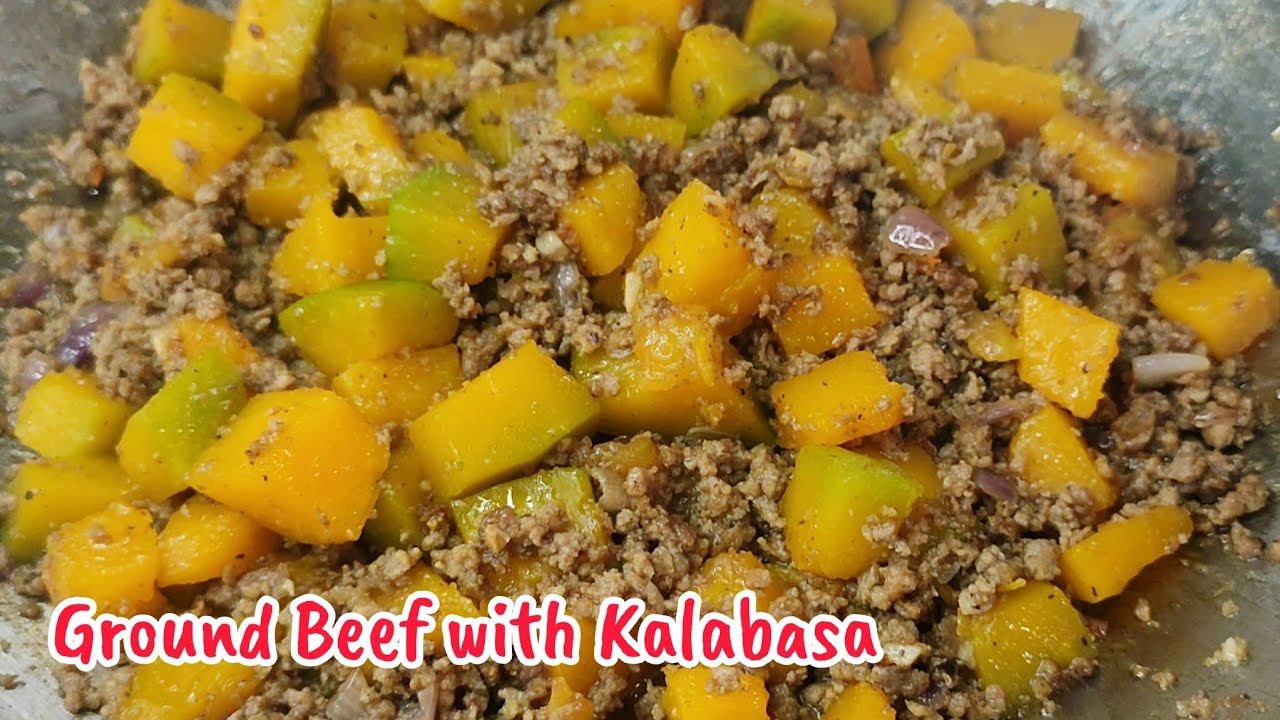 Stir Fry Ground Beef with Kalabasa | Easy Dinner Recipe 