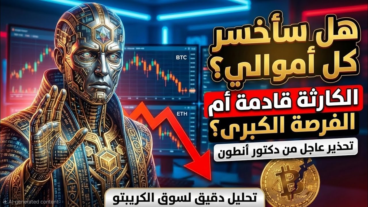 ​🚨 تحذير عاجل من دكتور أنطون: انهيار الكريبتو والفرصة الكبرى! 📉🚀