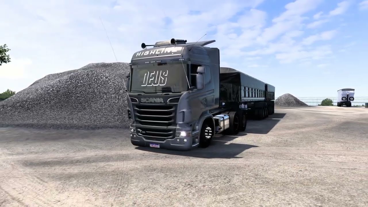 PRESSÃO TOTAL NA SCANIA HIGHLINE PUXE  Ferro De Minério 
