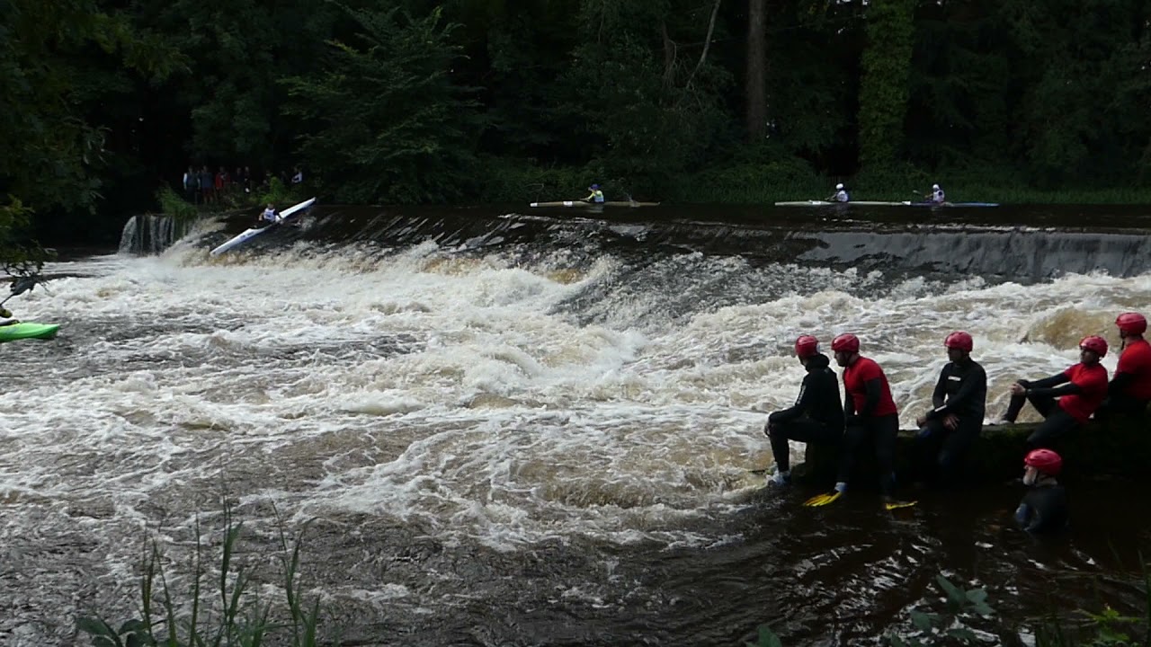 Liffey Descent 2021 Straffan weir, K1