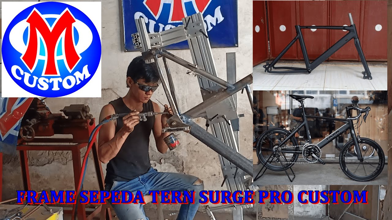Proses Pembuatan Frame Sepeda Minivelo Geomery Tern Surge Pro Customize Disc Brake