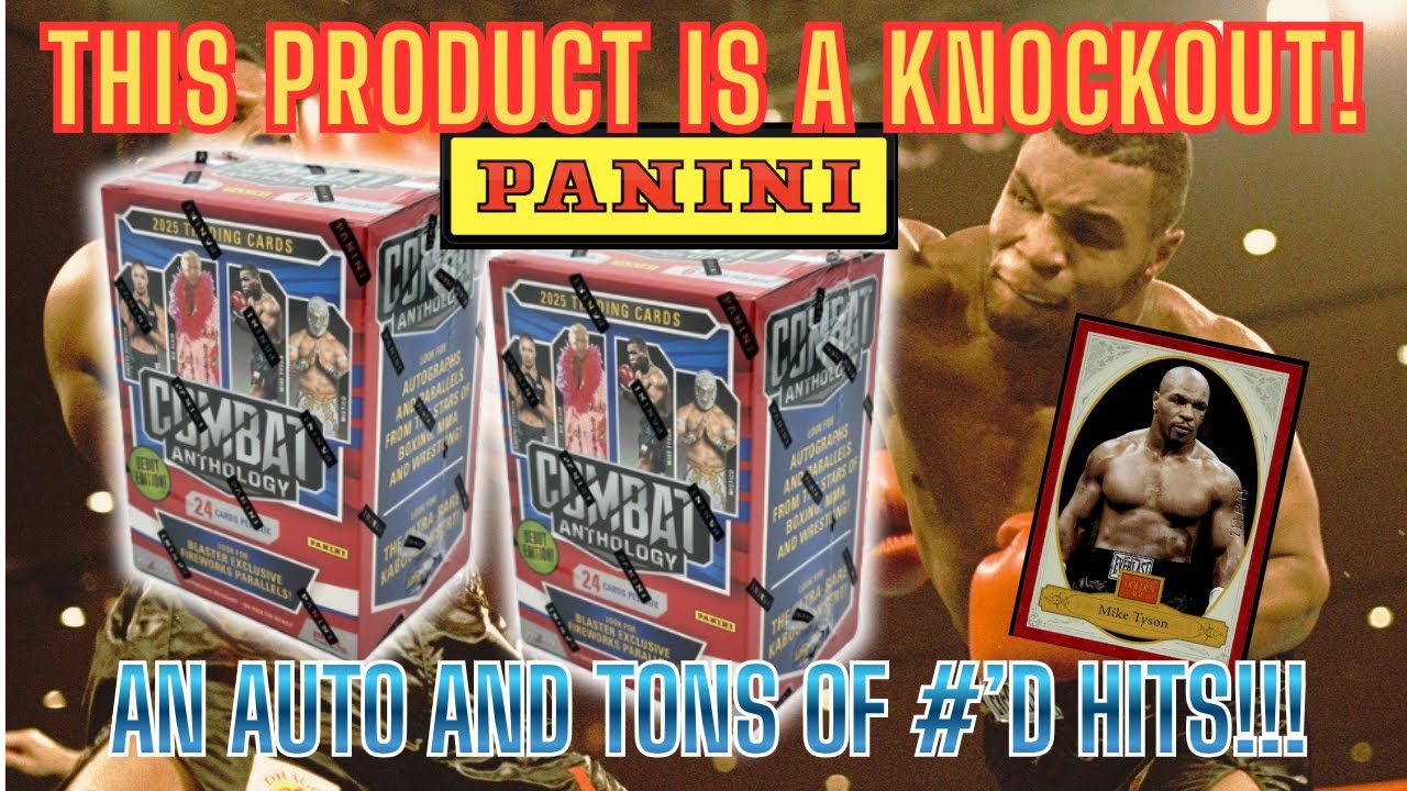NON-STOP HITS🔥THIS PRODUCT IS A GEM‼️ 2025 PANINI COMBAT ANTHOLOGY BLASTER BOXES. I MISSED PANINI☹️