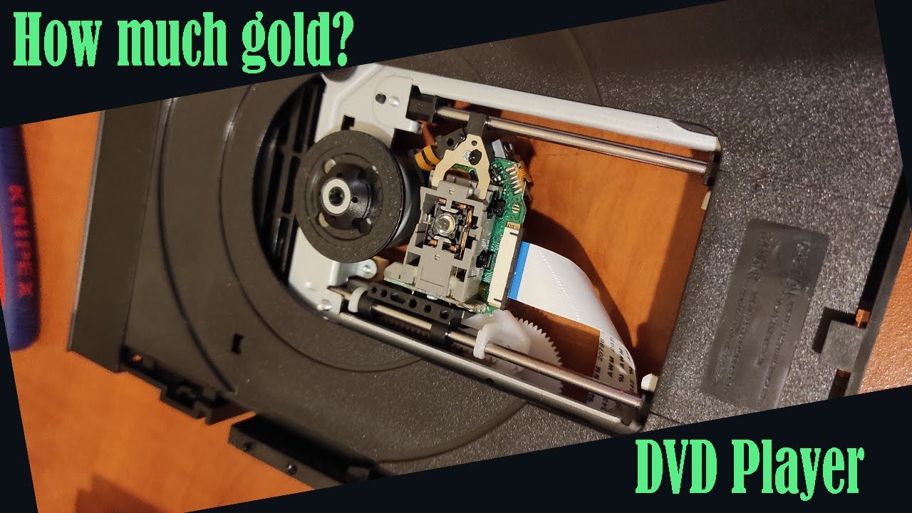 How much gold in DVD Players