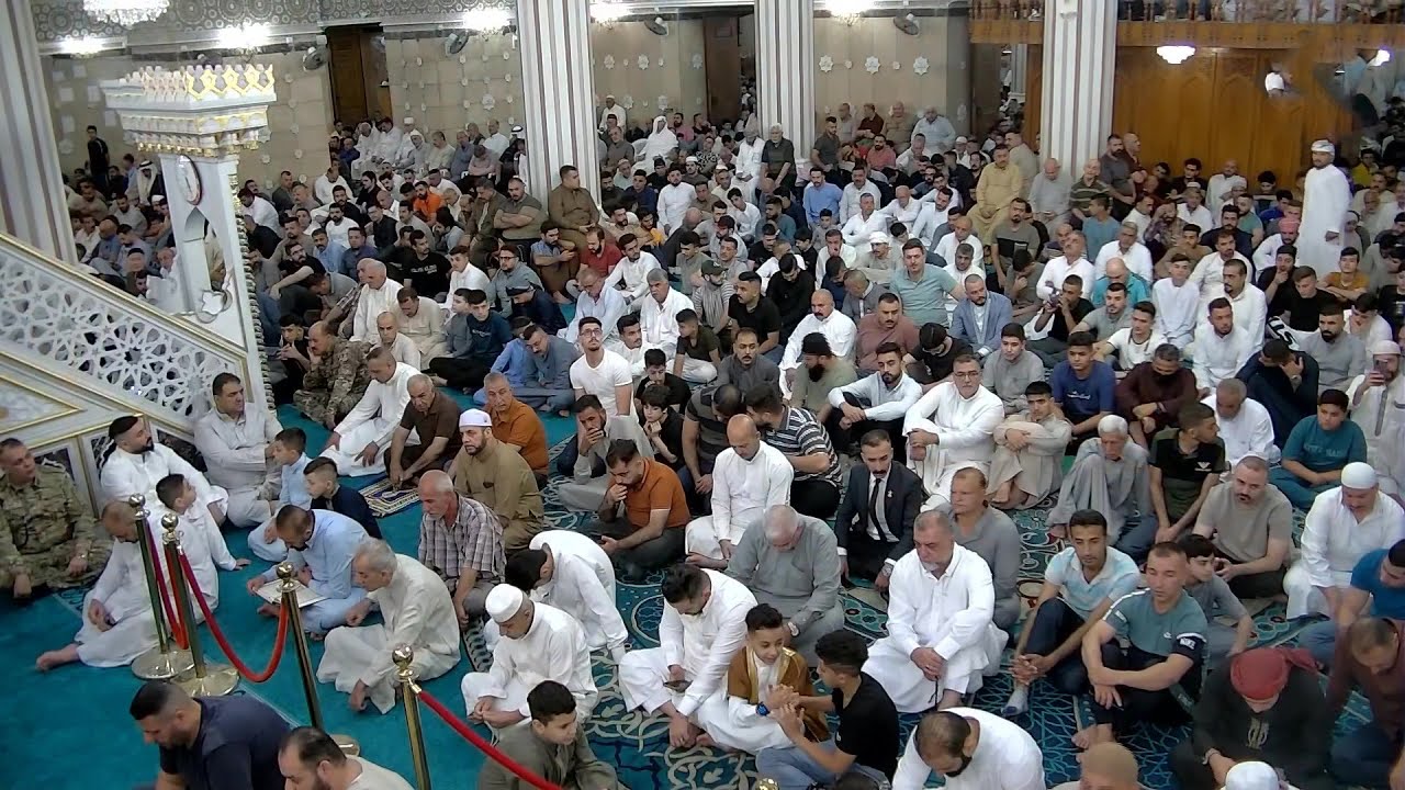 مباشر.. صلاة العيد في جامع ابو حنيفة في العاصمة العراقية بغداد