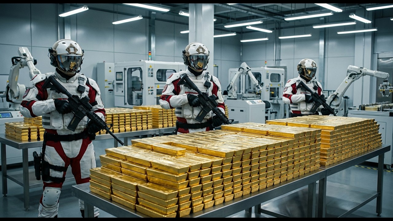Gold Factory Process: Watch Ore Transform Into Refined Gold Bars