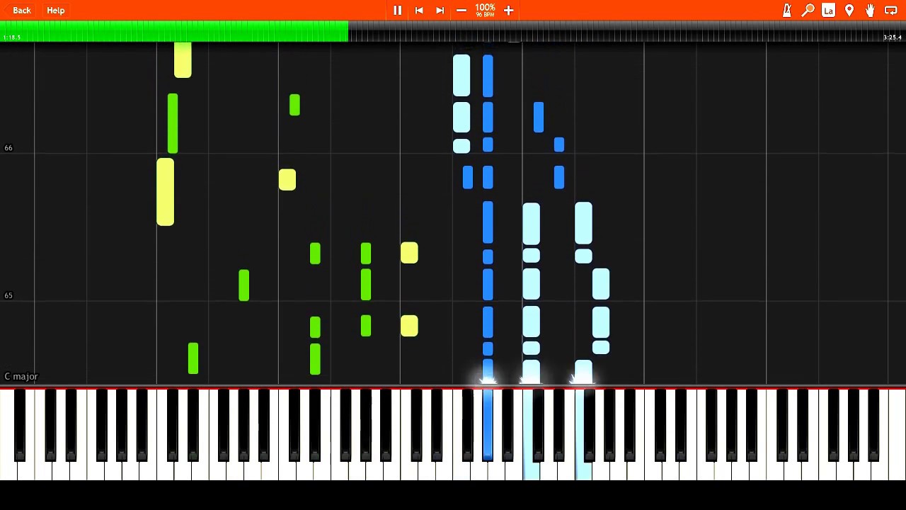 James Scott - Ragtime Oriole (1911) Synthesia Piano Tutorial + Sheet Music