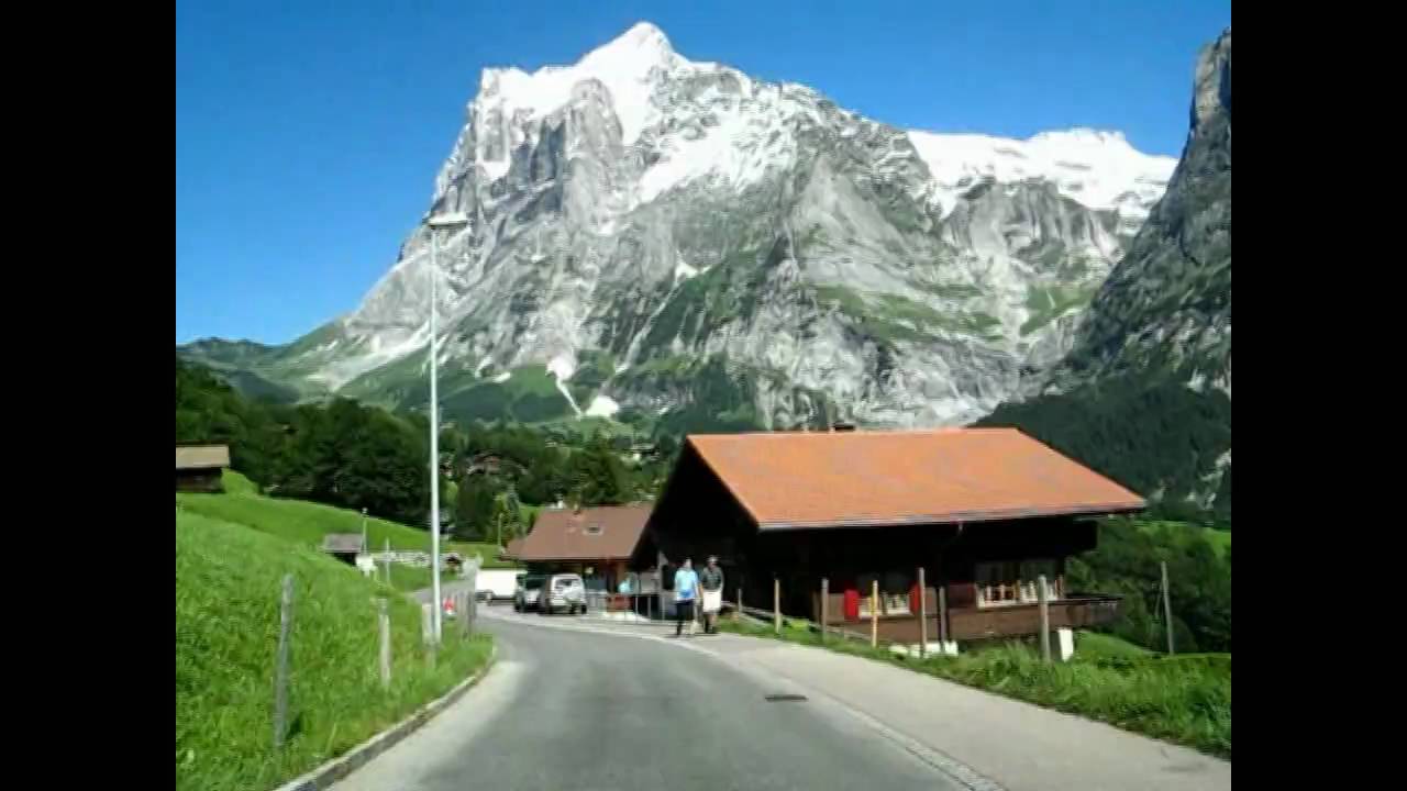Switzerland 16 (Camera on board) Grindelwald (BE) Nature, Mountains and Chalets [HD]