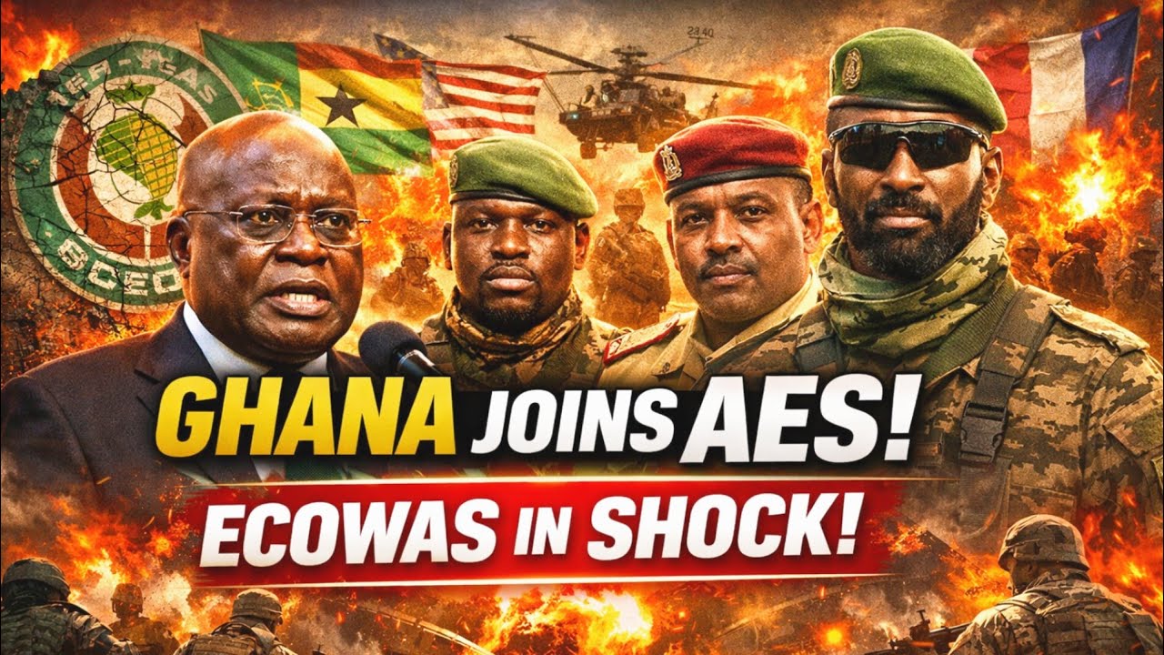 ECOWAS SHAKES AS GHANA JOINS AES — AFRICA’S BIGGEST BREAKAWAY YET?