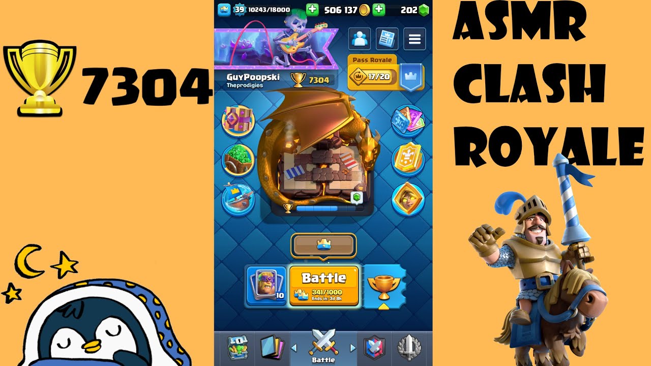 ASMR | Clash Royale Random Decks...🎉Happy New Year!🎉