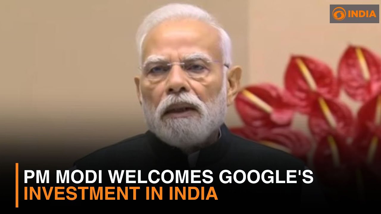 PM Modi welcomes Google's investment in India