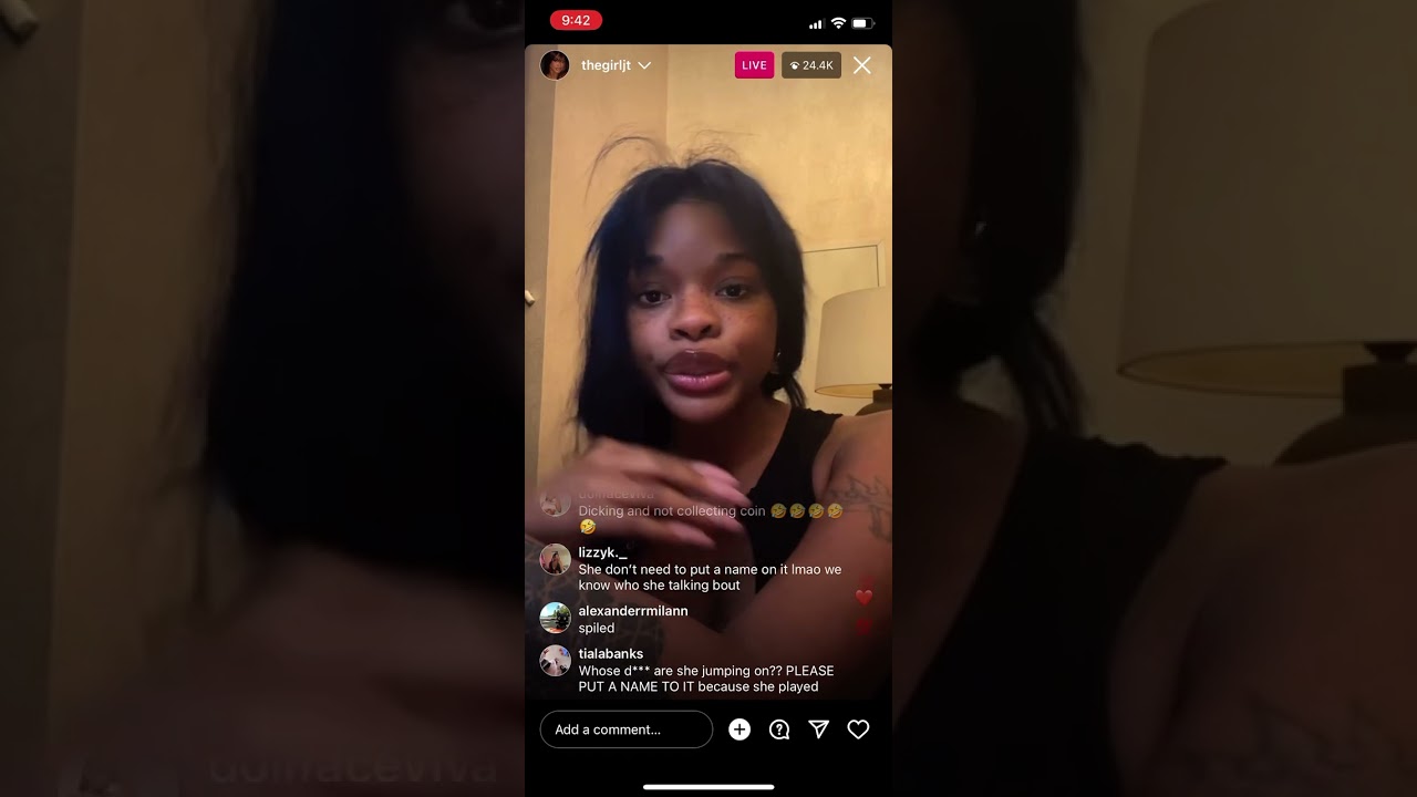 City Girls JT Confronts Saudiah B. On Instagram Live (7/17/2023)