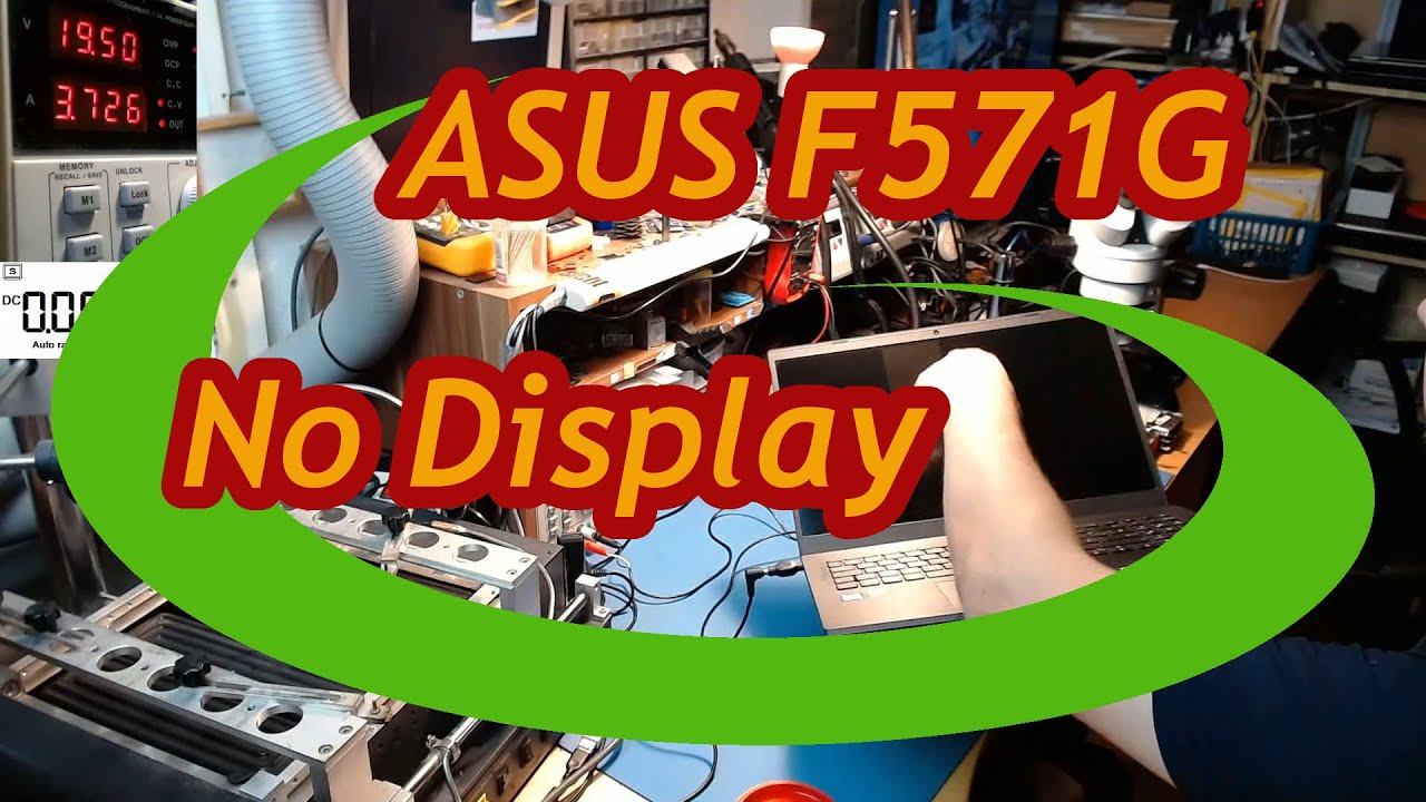 Asus F571G F571 kein Bild, Display tauschen, disassembly, screen replacement / removal X571