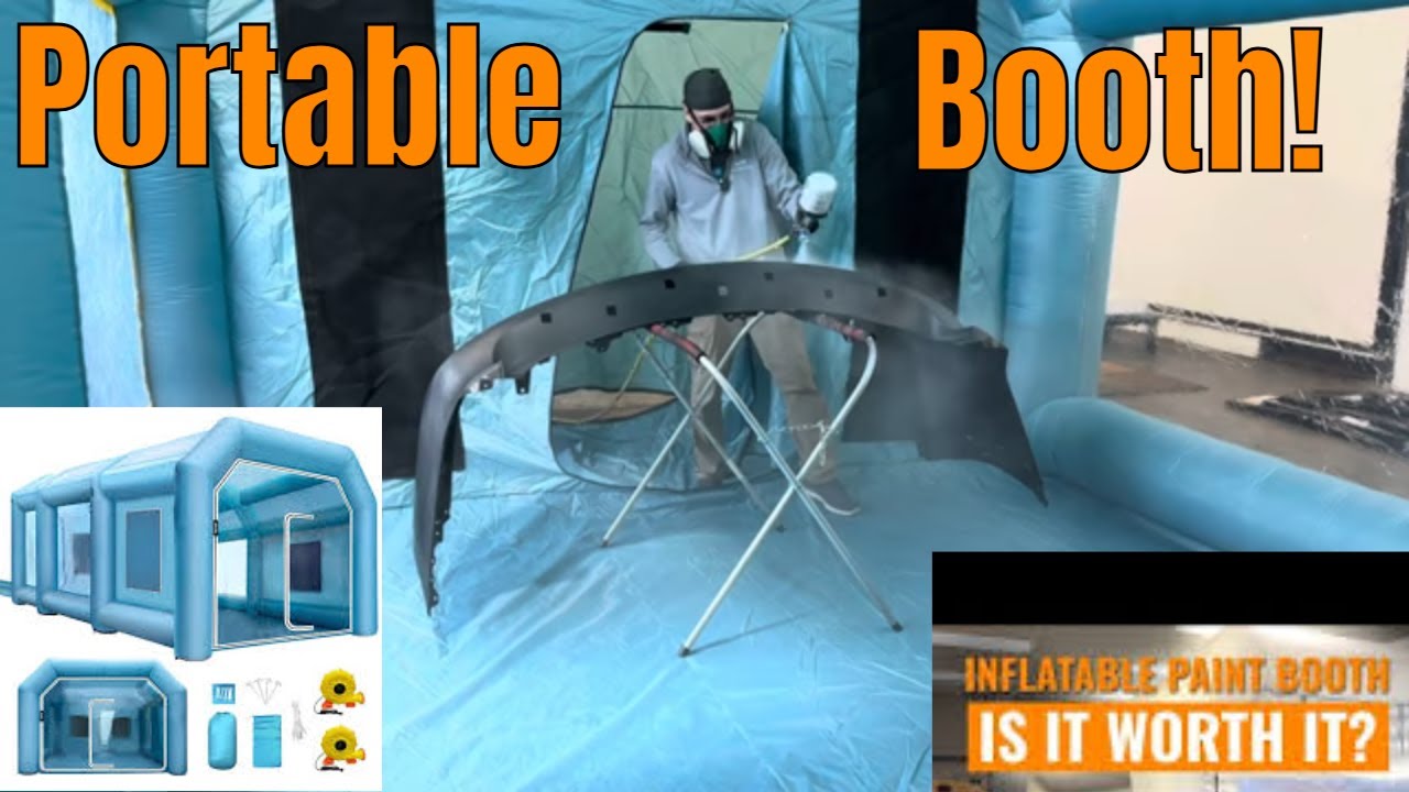My Experience With The Vevor Portable Paint Booth With Air Filter System!!