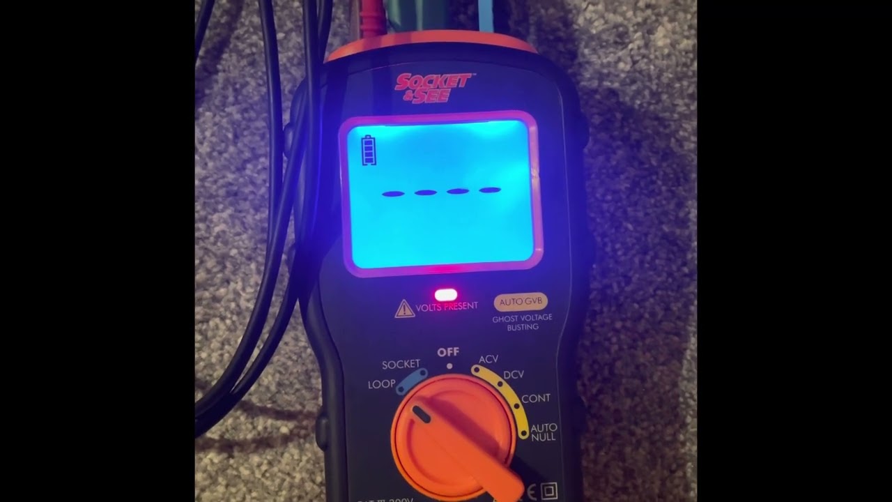 Earth loop impedance test