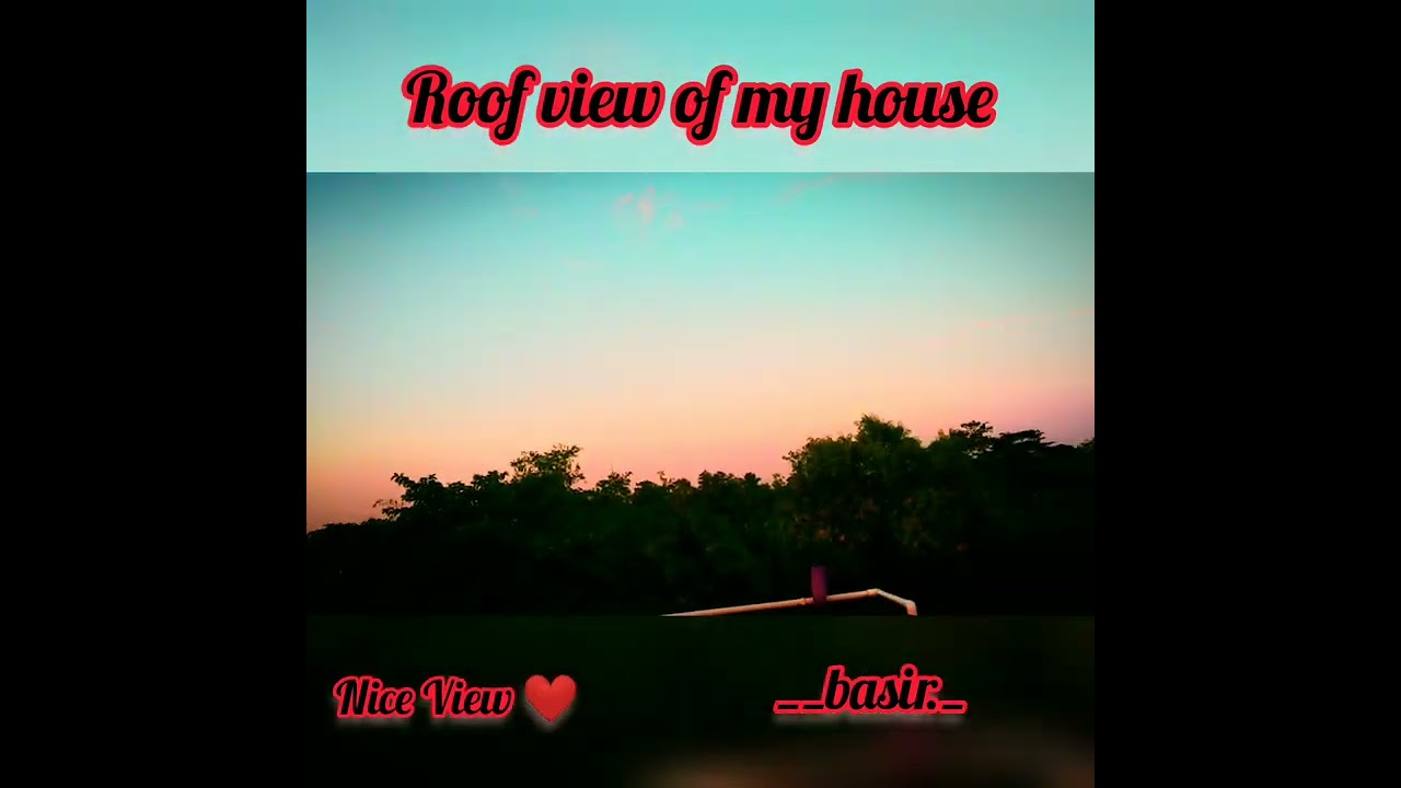 Roof view of my house❤️।। Village Natural View 👀❤️।। Amdai।। #villagelife