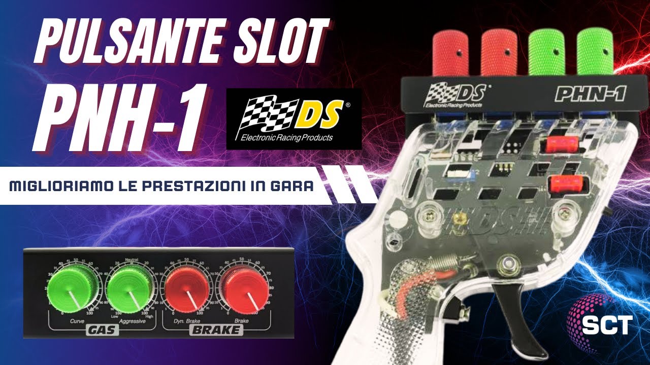 Pulsante DS PHN 01 con freno dinamico #slotcars #slotcarracing
