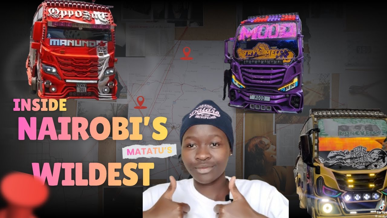  INSIDE NAIROBI'S CRAZIEST MATATUS!The Real Nganya Experience!🤩🏁