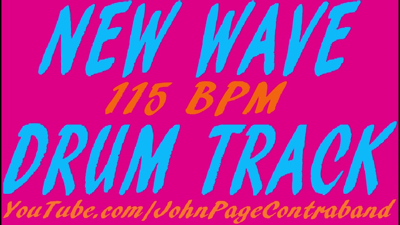 80's New Wave Synthpop Drum Track 115 bpm Beat