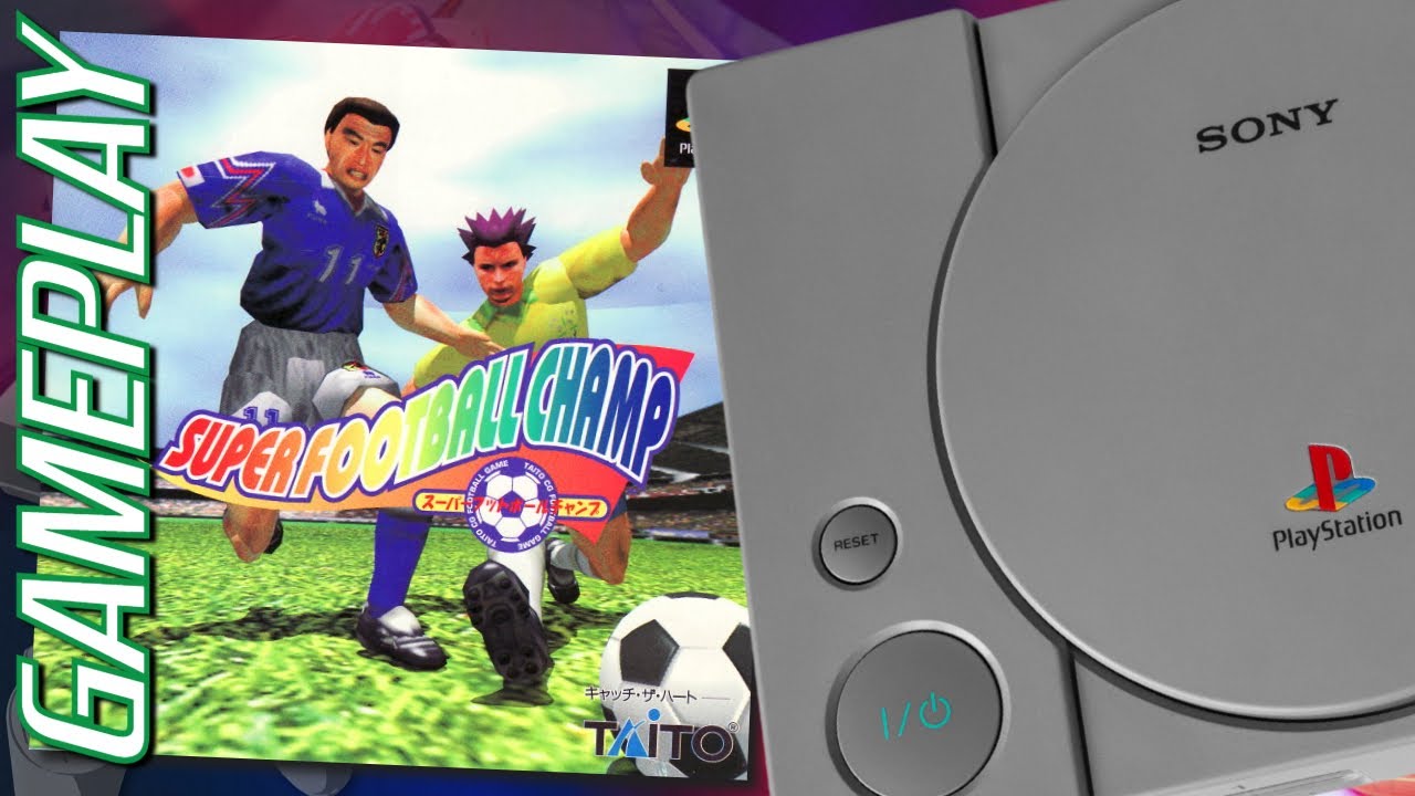 PS1 Super Football Champ Gameplay
