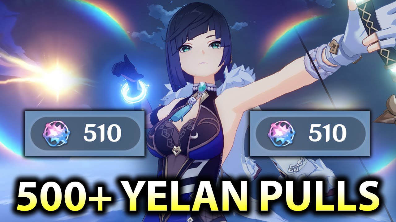 Wishing for Yelan over 500x because you are EXTRA