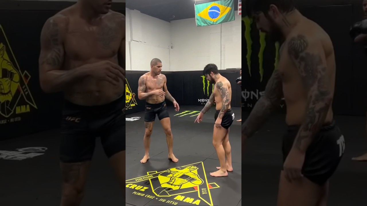 🦵 ALEX PEREIRA TEACHES DILLON DANIS HIS SIGNATURE LEAD LEG KICK
