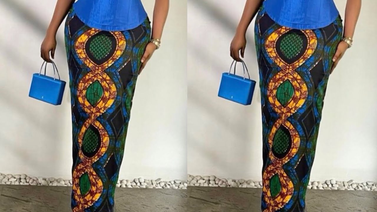 How to cut and sew a perfect pencil skirt with back slit.
