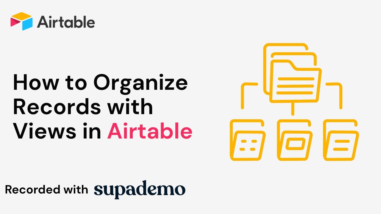 How to Organize Records with Views in Airtable
