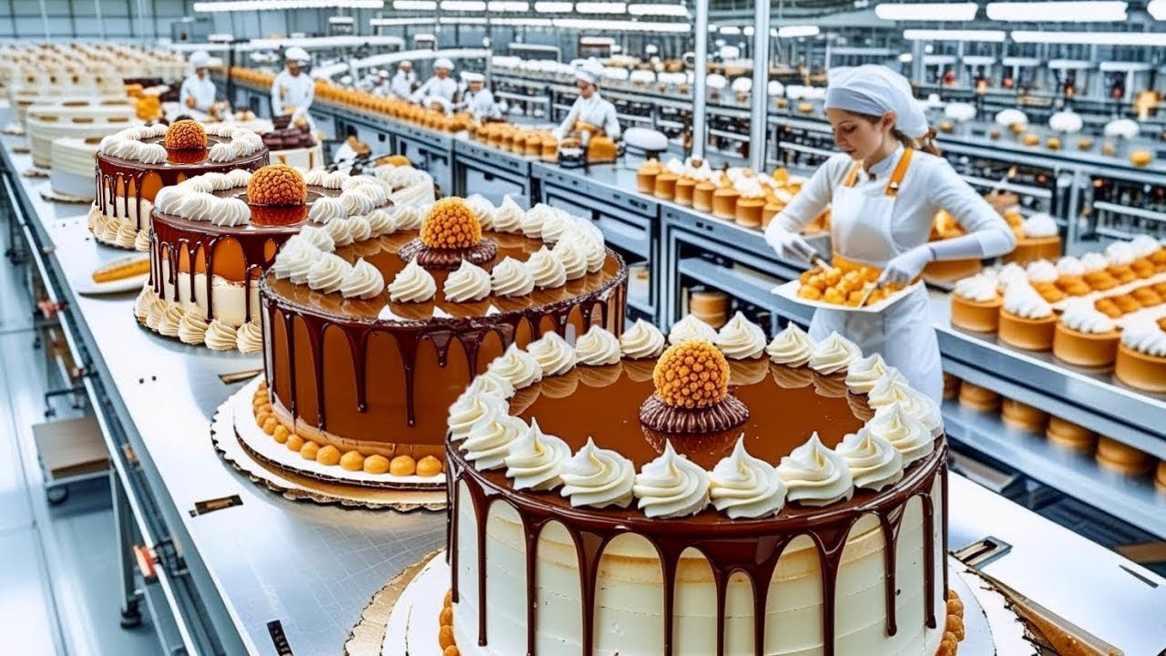 How Cakes Are Made in Factory | Cake Manufacturing Process