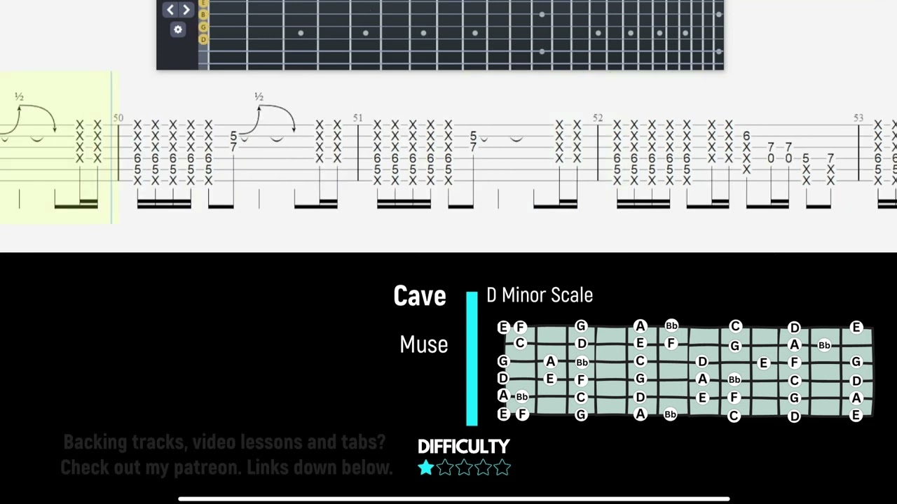 Muse - Cave - Guitartabs23