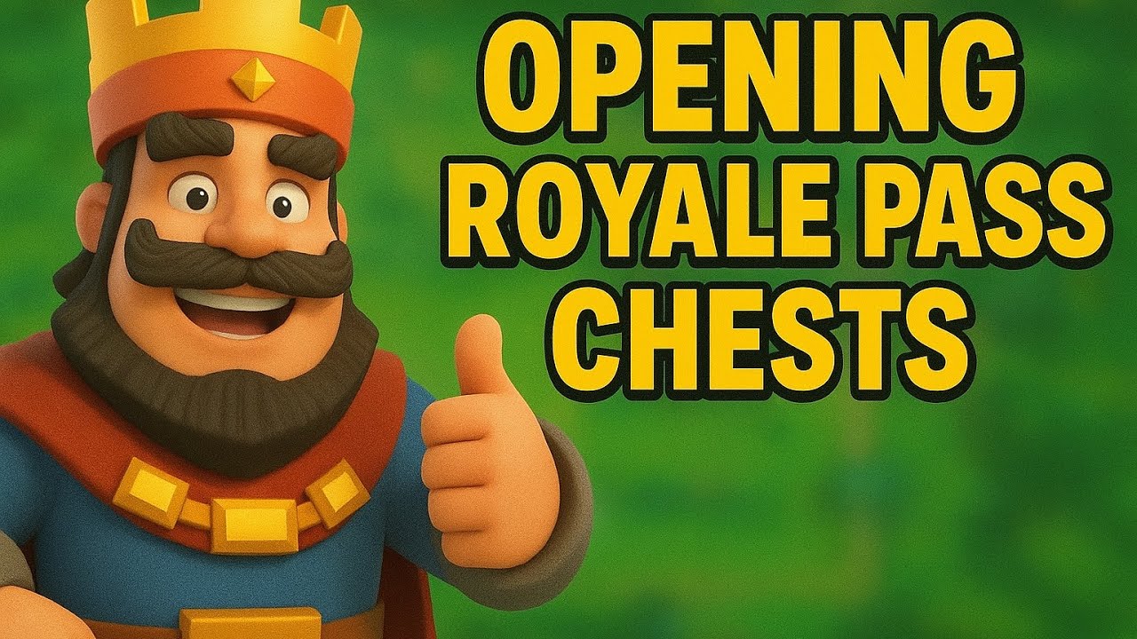 Opening Royal Pass Chests #clashroyale
