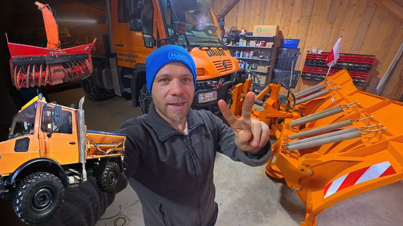 ❄️Wo bleibt der Schnee❄️Neuer Unimog | Neue Schneefräse | Neue Salzstreuer