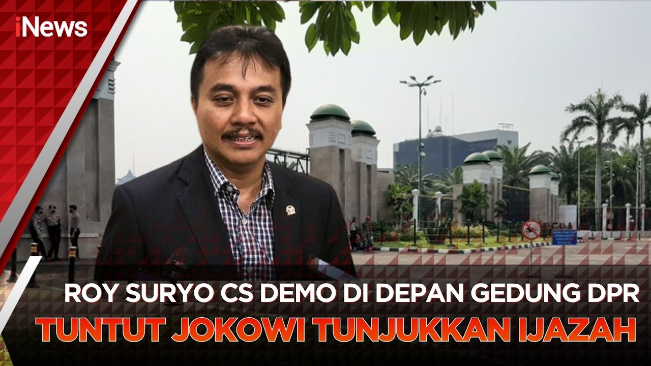 🔴[LIVE] Roy Suryo Demo di Depan Gedung DPR, Tuntut Jokowi Tunjukkan Ijazah (16/04)