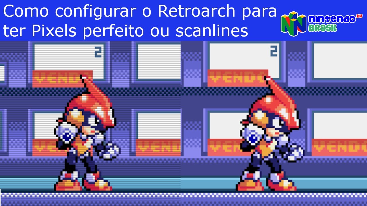 DICA: Como obter uma boa imagem de pixel no Retroarch (e scanlines)(principalmente no Recalbox)