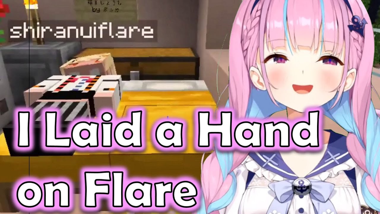 Aqua Snuck Into Flare's House, Proceed to Sleep with Her【HOLOLIVE】【ENG SUB】