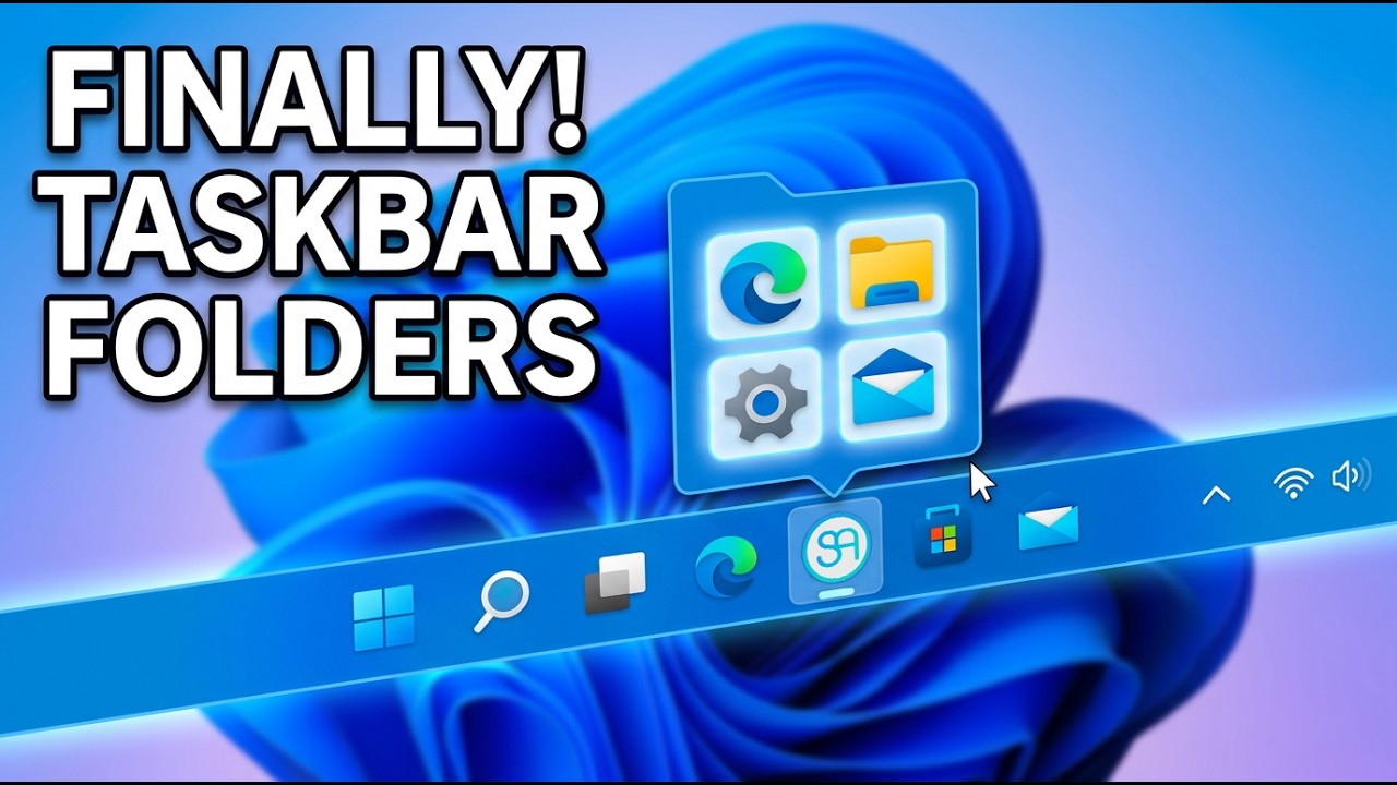 Как создать папки на панели задач Windows 11 (наводим порядок!)