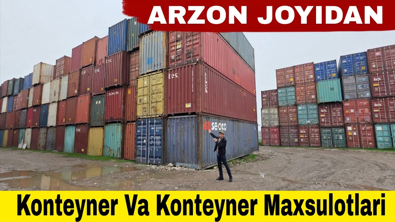 Butun Konteyner Va Konteyner Maxsulotlari Narxlari | Arzon Joyidan