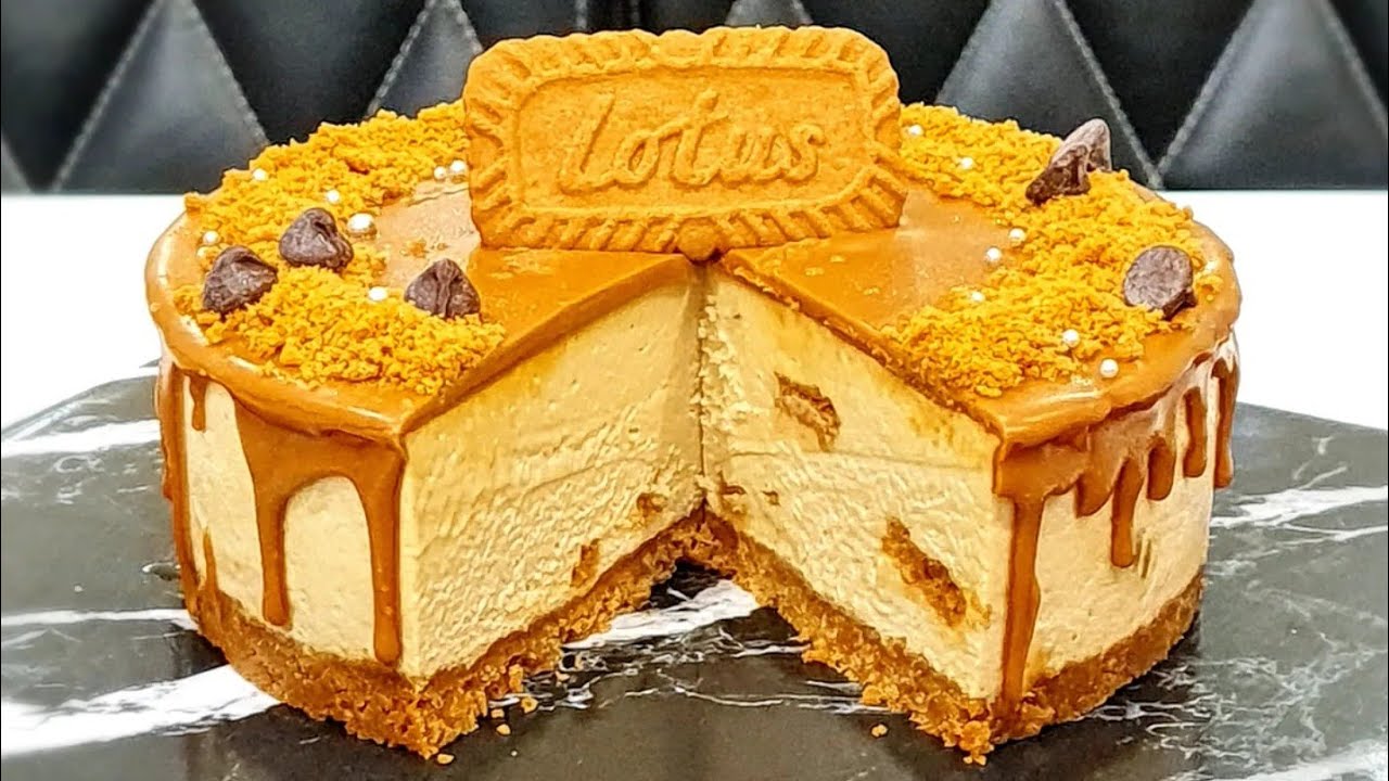 No Bake Lotus Biscoff Cheesecake|免烤和情缤咖时芝士蛋糕食谱|Rich Silky smooth, Not Too Sweet浓郁丝滑，不过甜
