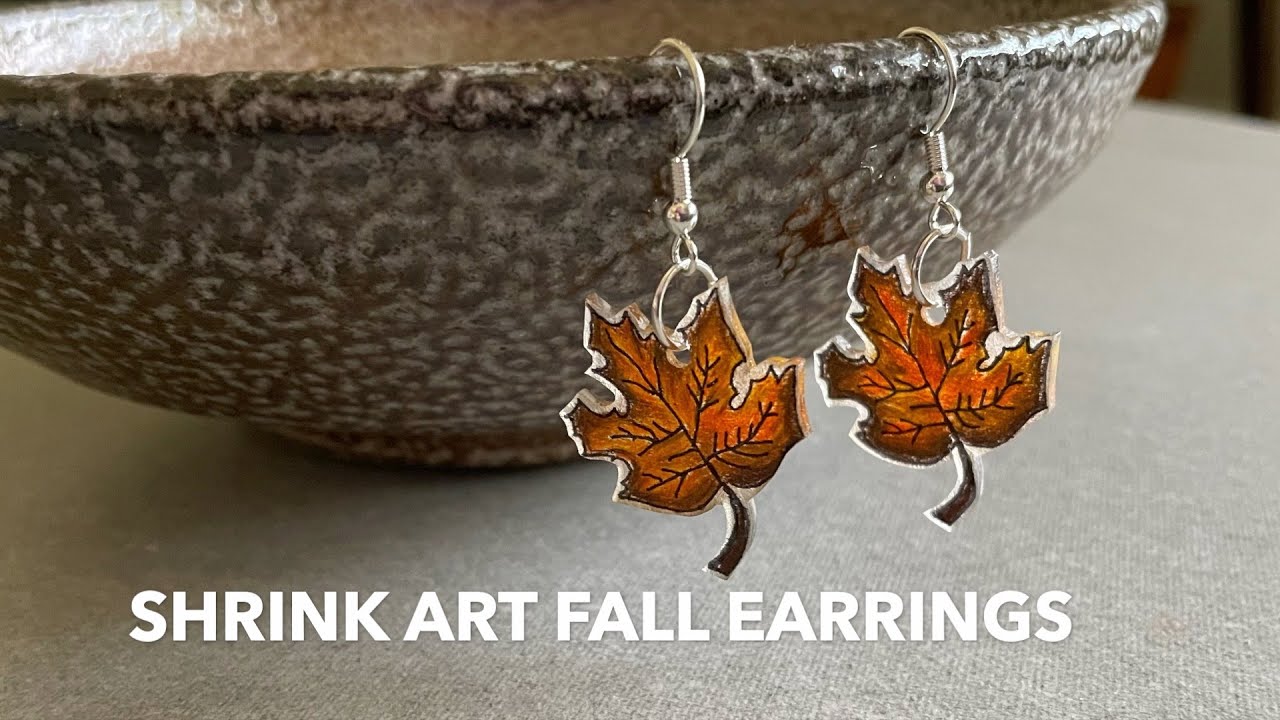 Shrink Art Fall Earrings