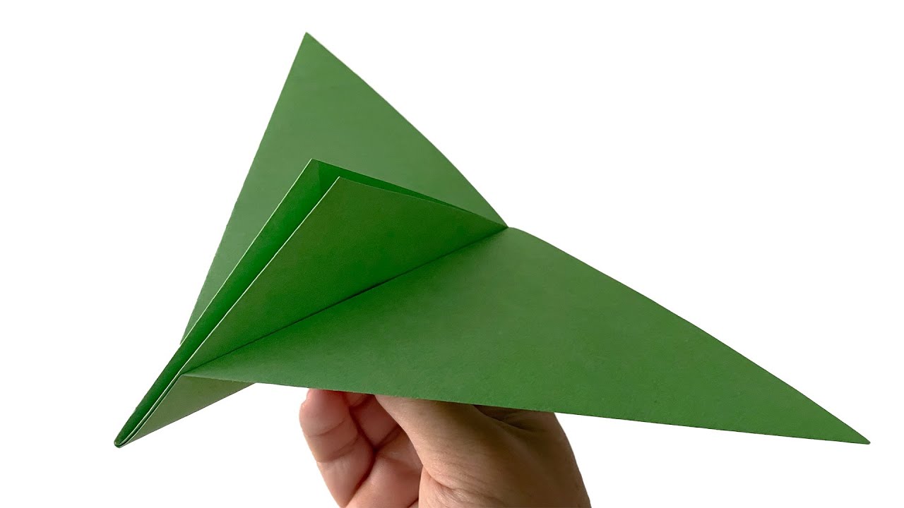 JAK ZROBIĆ SZYBKI SAMOLOT Z PAPIERU - How to fold best paper airplane EASY
